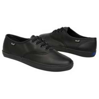 Womens Keds Champion Black Leather Shoes 