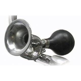 Pyramid Bicycle Squeeze Horn, Bugle, Chrome Plated
