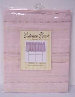Victorian Heart Valance Pink Chenille 60 X 16 In  