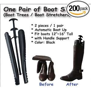  1 Pair of Boot Shaper Shoe Tree Boot Stretcher with Handle 