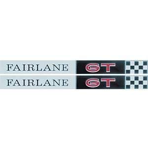  66 67 Fairlane GT Door Panel Inserts (EMB25) Automotive
