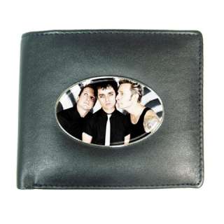 Green Day Mens Leather Wallet Credit Card Gift  