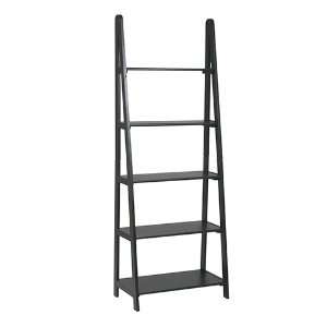    Office Star Products Ladder Bookcase   BlackBK21