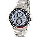 CITIZEN MEN ECO DRIVE CHRONOGRAPH 100M SOLID STAINLESS STEEL AT0787 