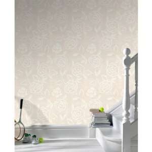  Paintable Martinique Wallpaper in White