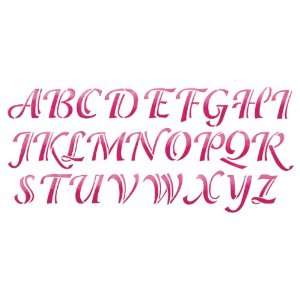   Decorative Stencils 2 Inch Calligraphy Alphabet Arts, Crafts & Sewing