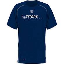 Reebok Tennessee Titans Youth (8 20) Speedwick Short Sleeve T Shirt 
