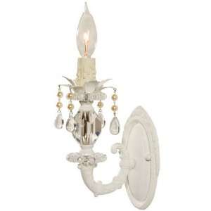  Lily White Single Sconce