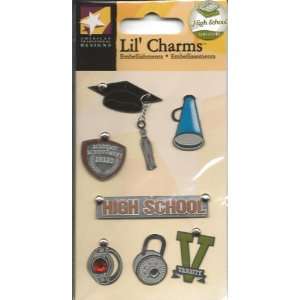   Metal Lil Charms for Scrapbooking (LC0359) Arts, Crafts & Sewing