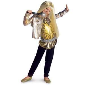  Hannah Montana Gold Child Costume Size 7/8 Child (7/8 