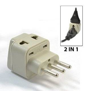   Plug Adapter Type L for Italy, Uruguay & more   High Quality   CE