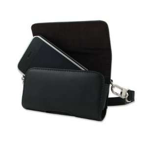  Incipio Premium Leather Holster for iPhone 1G   Black 