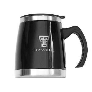  Texas Tech Red Raiders Gunmetal Squat Mug 16oz Kitchen 