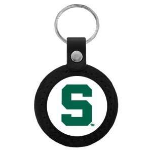  Michigan State Spartans NCAA Leather Classic Logo Key Tag 