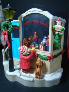 House of Lloyd Night Before Christmas & Toy Shop Animated Lighted 