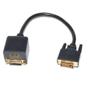 DVI D (Dual Link) Male to DVI D (Dual Link) Female with Nuts & HDMI 