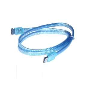  UV eSATA to eSATA Cable BLUE   36 inches Electronics