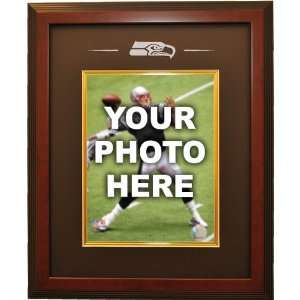 Caseworks Seattle Seahawks Mahogany Cabinet Picture Frame  