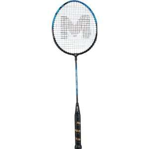   Tempered Steel Frame Badminton Racket BLACK BLUE