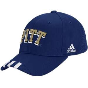  adidas Pittsburgh Panthers Navy Blue Player Hat Sports 
