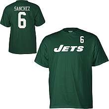 Reebok New York Jets Mark Sanchez Youth Name & Number T Shirt 