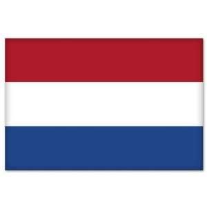  Netherlands Holland Dutch Flag bumper sticker 5 x 4 