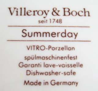 Villeroy & Boch V&B Summerday Kaffeetasse mit Untere, 2 teilig  