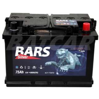 Starterbatterie   Autobatterie 12V 75Ah 660A/EN BARS  