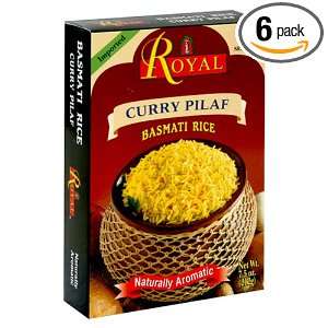 Royal Pilaf, Curry Pilaf, 7.5 Ounce Box Grocery & Gourmet Food