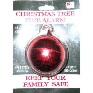   Tree Fire Detector Ornament Loud Alarm Alerts