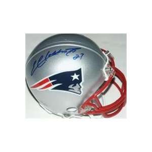 Ellis Hobbs autographed Football Mini Helmet (New England Patriots)