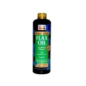  Health From The Sun Organic Flax Liquid Gold 8 oz HF 016 