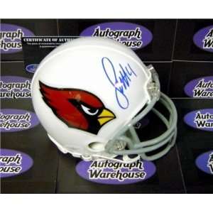   Autographed/Hand Signed Football Mini Helmet (Arizona Cardinals