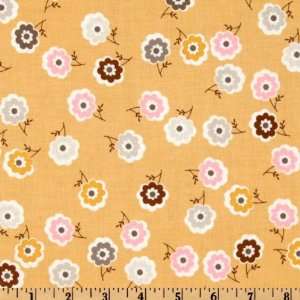  44 Wide Daisy Cottage Floral Daisy Yellow Fabric By The 
