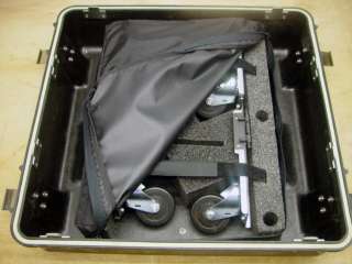 ECS 10U Shockmount ATA Rolling Rack Case 34x22x22  