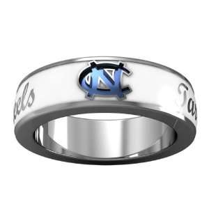  UNC White Enamel Ring   Size 6 Jewelry