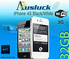APPLE 32GB iPHONE 4S 4 S BLACK OR WHITE FACTORY UNLOCK