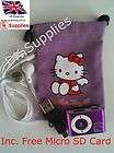 HELLO KITTY  PLAYER CLIP MICRO SD/TF GIFT PACK PURPL