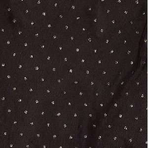  58 Wide Sparkle Velour Deep Black Fabric By The Yard 