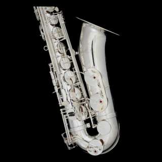 Tenor Saxophon SILBER mit Koffer +Zubehör, NEU von M G  