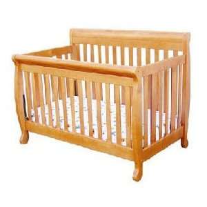  Alice 4 in 1 Crib In Pecan Finish By AFG Baby Furniture 