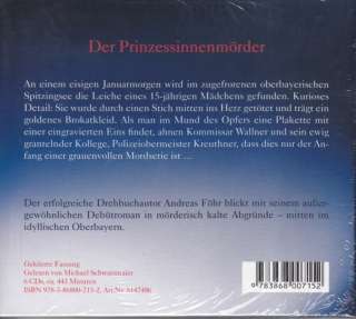 CD   ANDREAS FÖHR / DER PRINZESSINNENMÖRDER (NEU&OVP)  