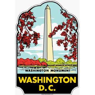  Fridgedoor Washington Monument Travel Decal Magnet 