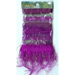  Collage Trim Purple By The Each Arts, Crafts & Sewing