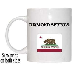  US State Flag   DIAMOND SPRINGS, California (CA) Mug 