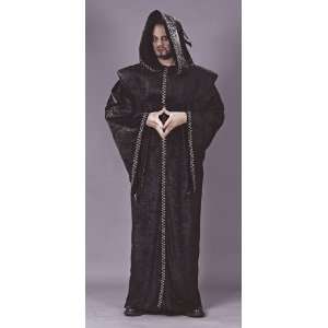  Goth Priest Robe Hood W/COLLA