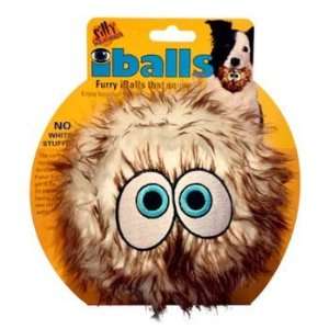   Dog Toys Silly Squeakers Iballs Brown Chew Toy   Large