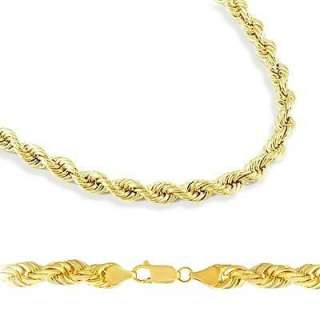 14k Yellow Gold Hollow Rope Chain Necklace 3mm 18 5g  