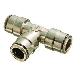   Plated Brass Push Connect,1164 Union Tee, Pack of 2