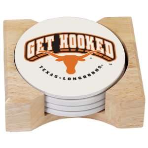 NCAA University Of Texas   Austin Absorbent Coaster Gift Set  